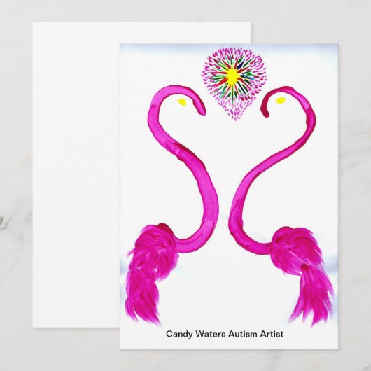Snoep Waters Autisme Artist Kaart (Voorkant / Achterkant)