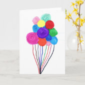 Snoep Waters Autisme Artist Kaart (Gele Bloem)