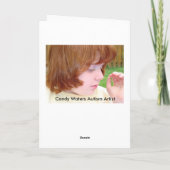Snoep Waters Autisme Artist Kaart (Achterkant)