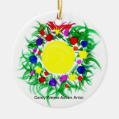 Snoep Waters Autisme Artist Keramisch Ornament (Voorkant)