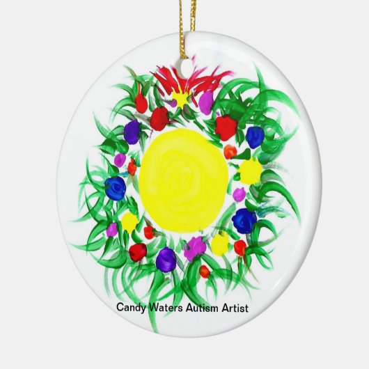 Snoep Waters Autisme Artist Keramisch Ornament (Links)