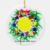 Snoep Waters Autisme Artist Keramisch Ornament (Achterkant)