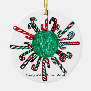 Snoep Waters Autisme Artist Keramisch Ornament