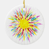 Snoep Waters Autisme Artist Keramisch Ornament (Achterkant)