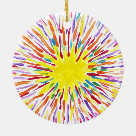 Snoep Waters Autisme Artist Keramisch Ornament (Achterkant)