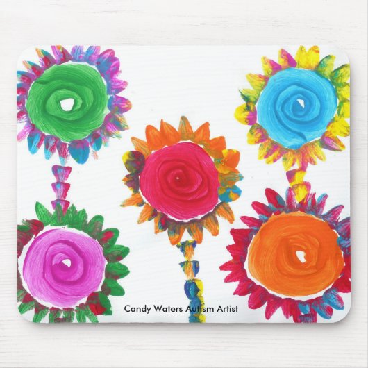 Snoep Waters Autisme Artist Muismat (Voorkant)