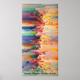 Snoep Waters Autisme Artist Poster