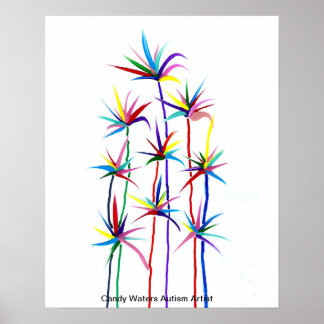 Snoep Waters Autisme Artist Poster
