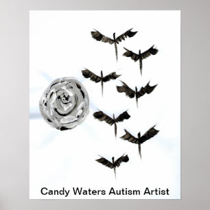 Snoep Waters Autisme Artist Poster