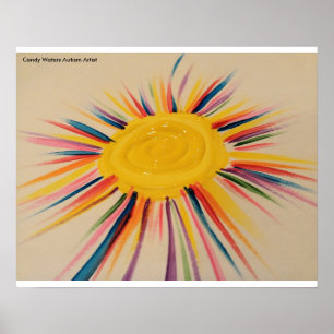 Snoep Waters Autisme Artist Poster