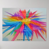 Snoep Waters Autisme Artist Poster (Voorkant)