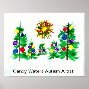 Snoep Waters Autisme Artist Poster