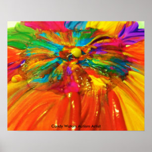 Snoep Waters Autisme Artist Poster