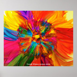 Snoep Waters Autisme Artist Poster