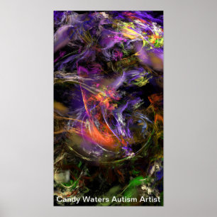 Snoep Waters Autisme Artist Poster