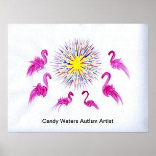 Snoep Waters Autisme Artist Poster