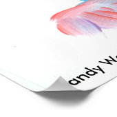 Snoep Waters Autisme Artist Poster (Hoek)