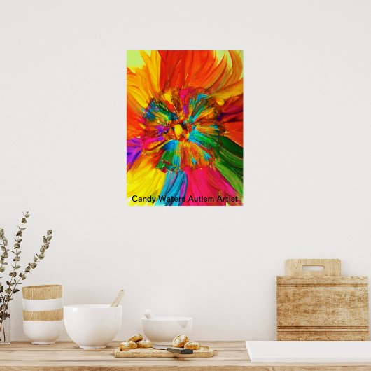 Snoep Waters Autisme Artist Poster (Keuken)