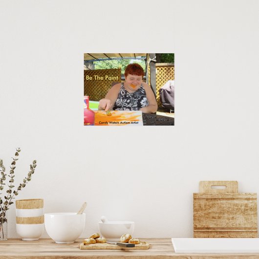 Snoep Waters Autisme Artist Poster (Keuken)