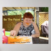 Snoep Waters Autisme Artist Poster (Voorkant)