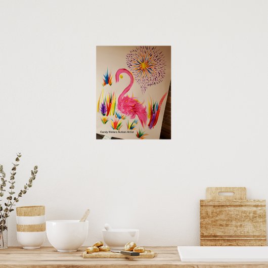 Snoep Waters Autisme Artist Poster (Keuken)