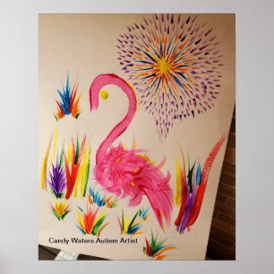 Snoep Waters Autisme Artist Poster