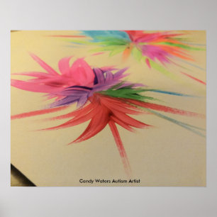Snoep Waters Autisme Artist Poster