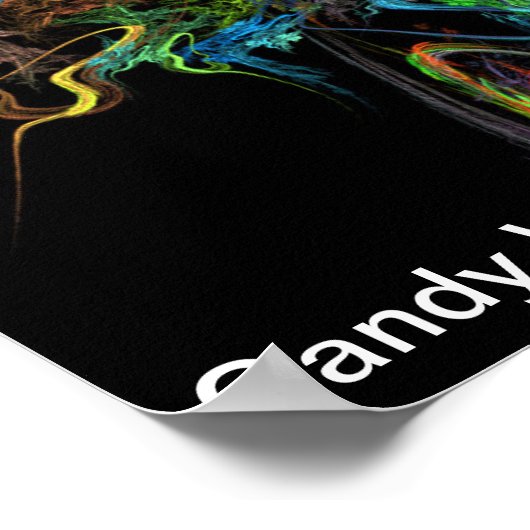 Snoep Waters Autisme Artist Poster (Hoek)