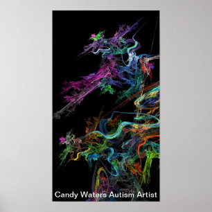 Snoep Waters Autisme Artist Poster