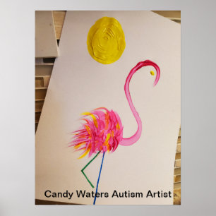 Snoep Waters Autisme Artist Poster
