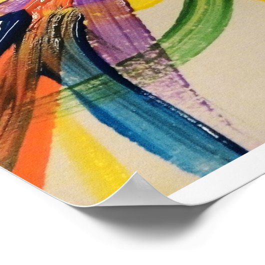 Snoep Waters Autisme Artist Poster (Hoek)