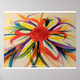 Snoep Waters Autisme Artist Poster