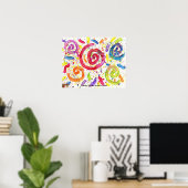 Snoep Waters Autisme Artist Poster (Thuiskantoor)