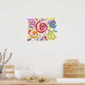 Snoep Waters Autisme Artist Poster (Keuken)