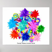Snoep Waters Autisme Artist Poster (Voorkant)