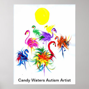 Snoep Waters Autisme Artist Poster