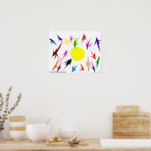 Snoep Waters Autisme Artist Poster (Keuken)