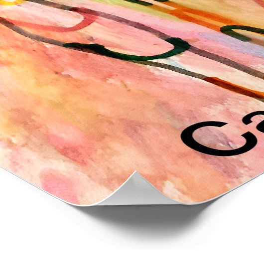 Snoep Waters Autisme Artist Poster (Hoek)