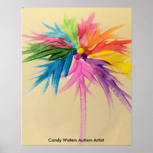 Snoep Waters Autisme Artist Poster