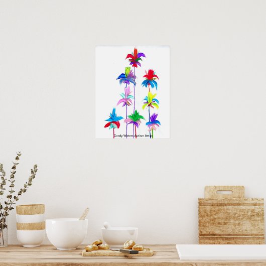 Snoep Waters Autisme Artist Poster (Keuken)