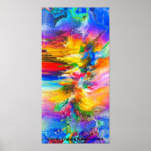 Snoep Waters Autisme Artist Poster (Voorkant)