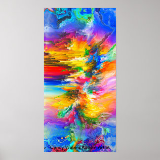 Snoep Waters Autisme Artist Poster