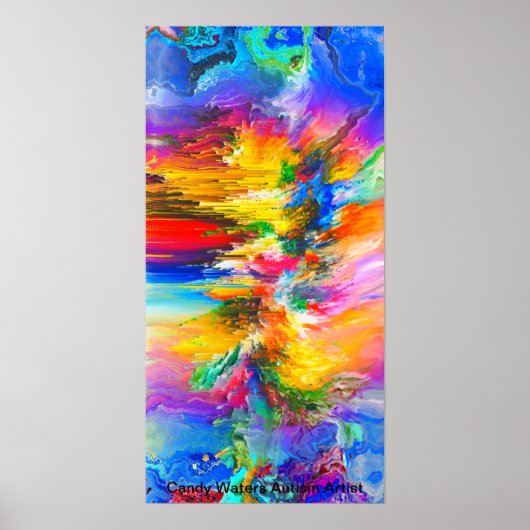 Snoep Waters Autisme Artist Poster (Voorkant)
