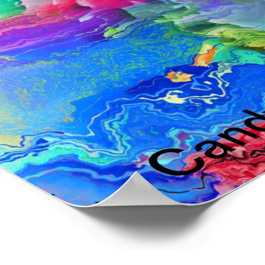 Snoep Waters Autisme Artist Poster (Hoek)