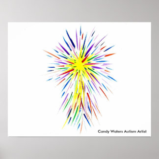 Snoep Waters Autisme Artist Poster