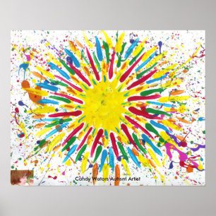 Snoep Waters Autisme Artist Poster
