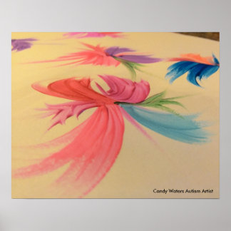 Snoep Waters Autisme Artist Poster