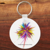 Snoep Waters Autisme Artist Sleutelhanger (Voorkant)
