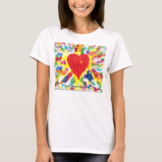 Snoep Waters Autisme Artist T-shirt (Voorkant)