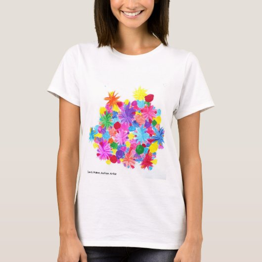 Snoep Waters Autisme Artist T-shirt (Voorkant)